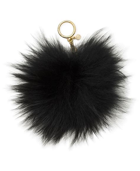 michael kors key charm fur|MICHAEL Michael Kors Large Fur Pom Pom Key Charm .